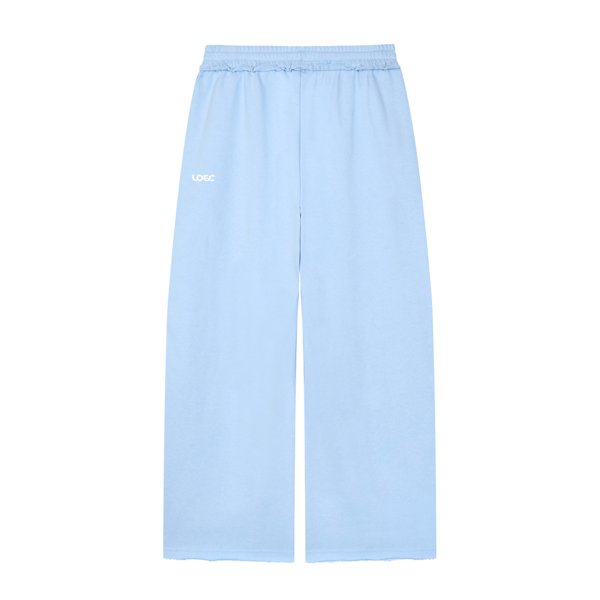 Women’s Wide Leg Raw Edge Sweatpants