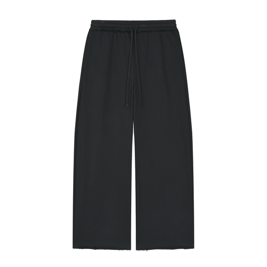 Women’s Wide Leg Raw Edge Sweatpants
