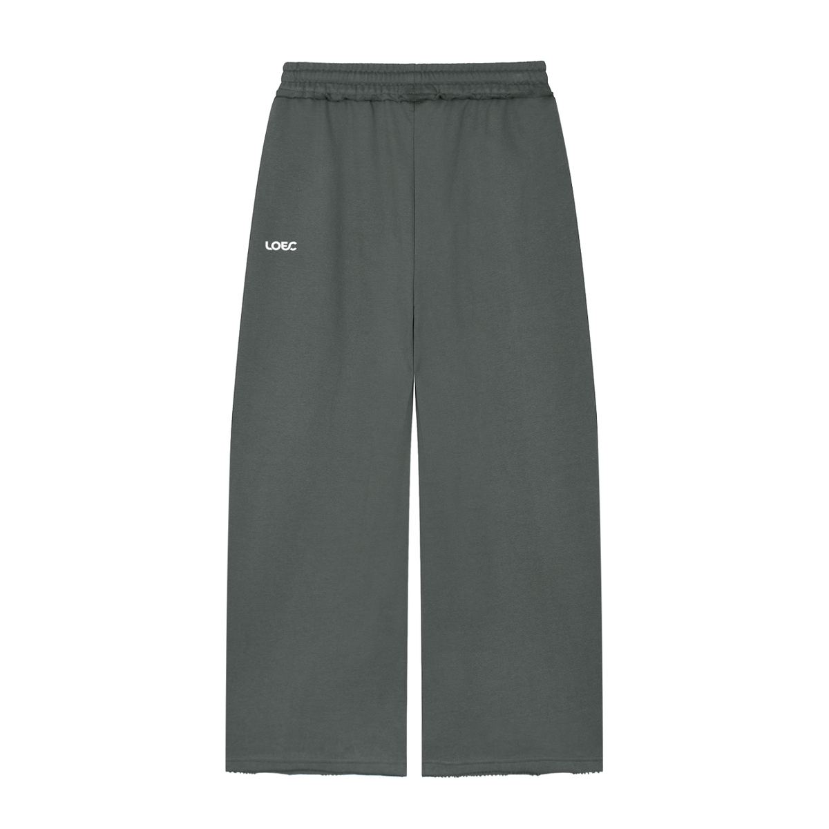 Women’s Wide Leg Raw Edge Sweatpants