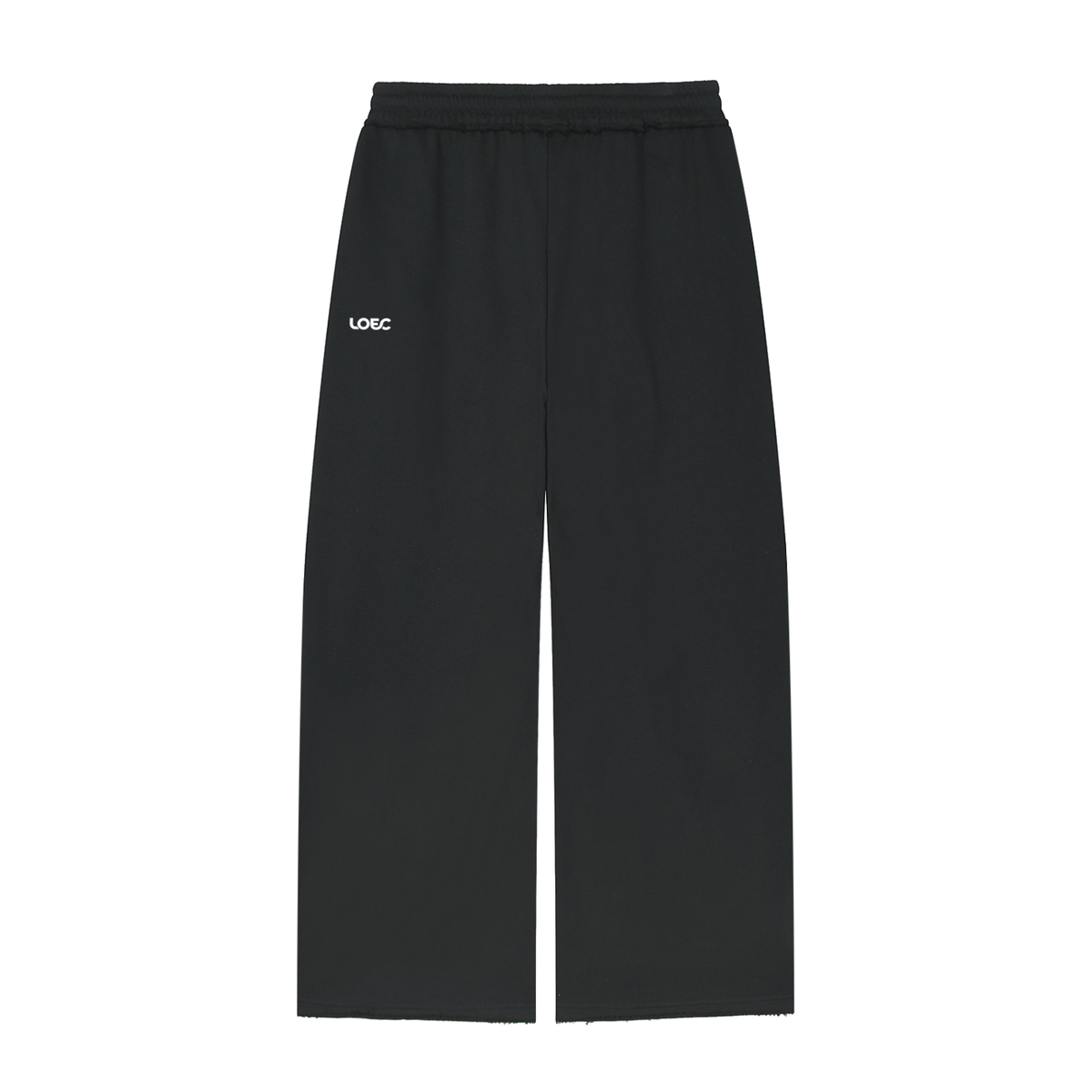 Women’s Wide Leg Raw Edge Sweatpants