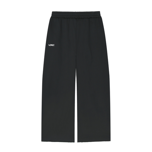 Women’s Wide Leg Raw Edge Sweatpants