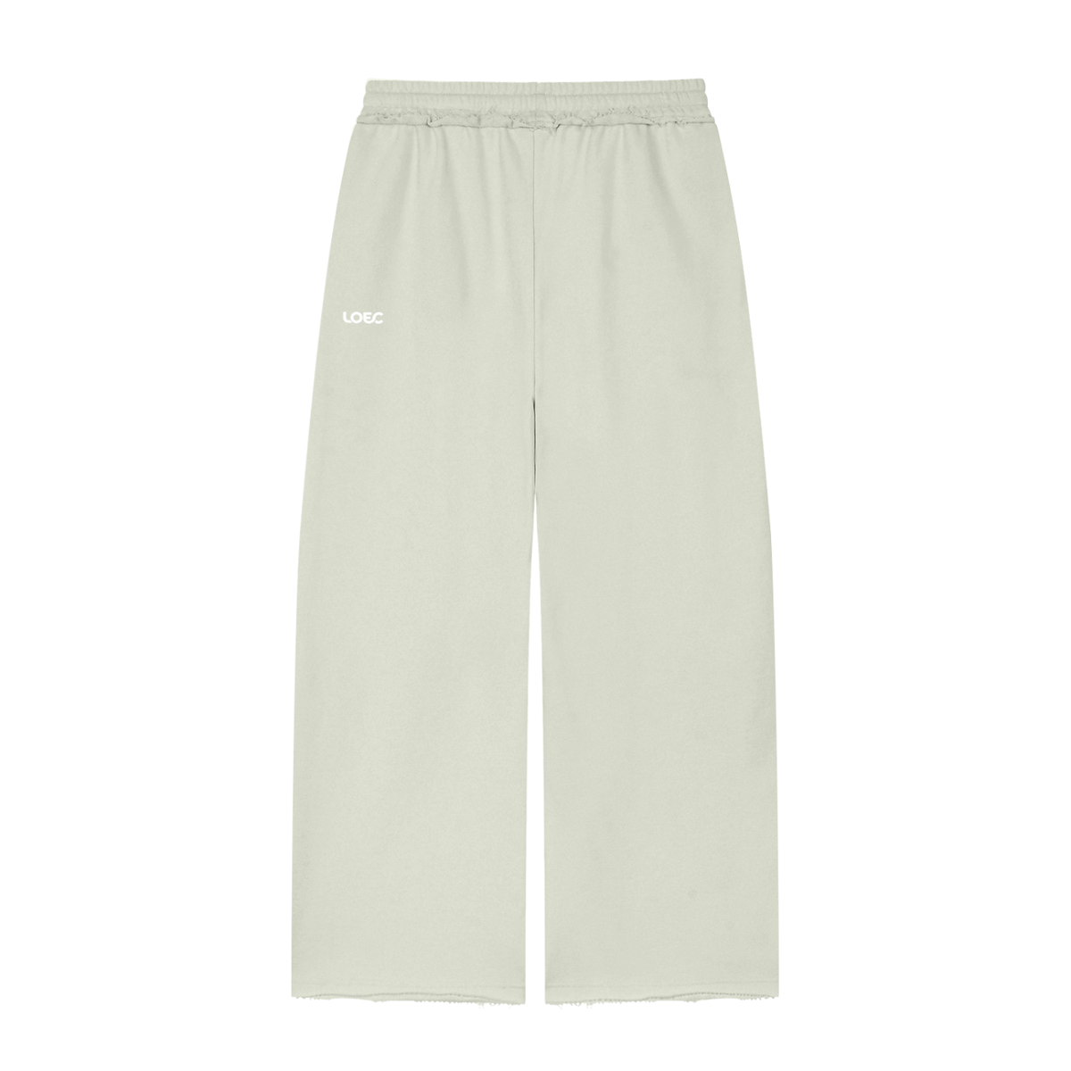 Women’s Wide Leg Raw Edge Sweatpants