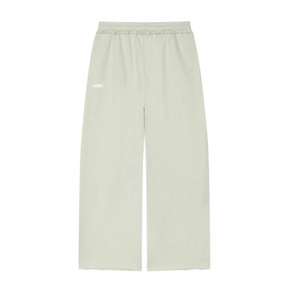 Women’s Wide Leg Raw Edge Sweatpants