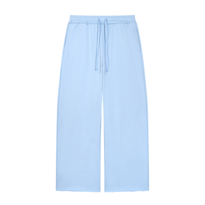 Women’s Wide Leg Raw Edge Sweatpants