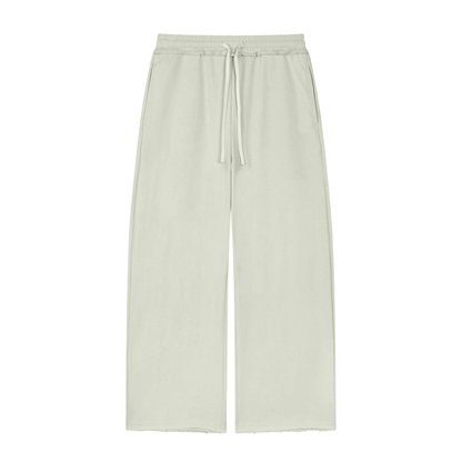 Women’s Wide Leg Raw Edge Sweatpants
